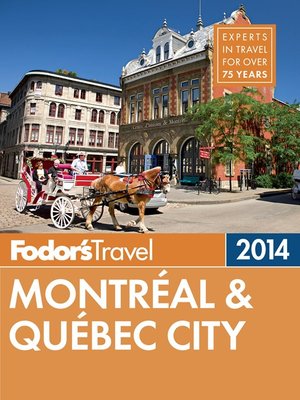 cover image of Fodor's Montreal & Quebec City 2014